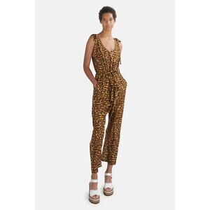 ❤️Zimmermann Silk Leopard Print Jumpsuit❤️